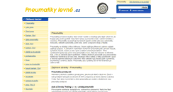Desktop Screenshot of pneumatikylevne.cz