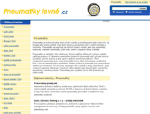 Tablet Screenshot of pneumatikylevne.cz